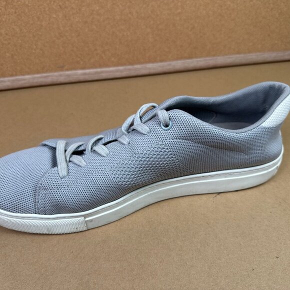 Greats Brooklyn The Royal Knit Low Top Gray White Sneakers Shoes Mens US 12 - Picture 8 of 9